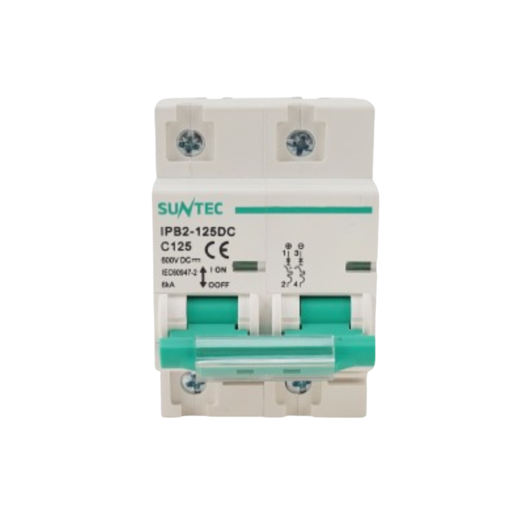DC MCB 125A DP Miniature Circuit Breaker