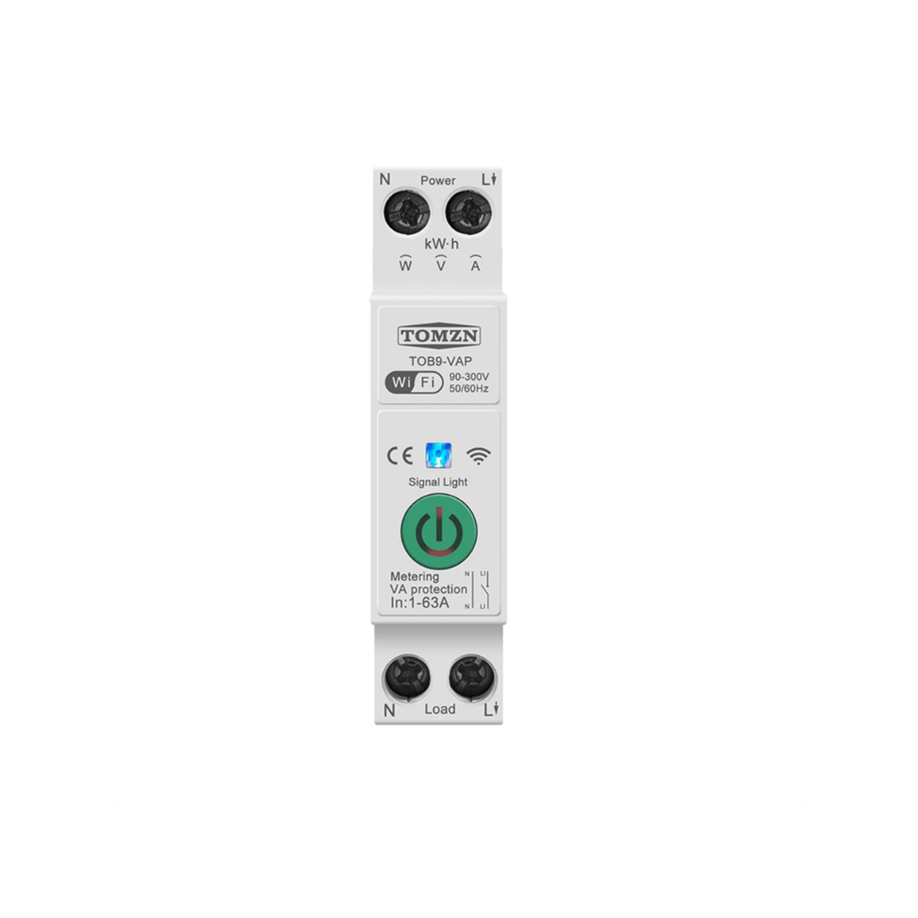 Smart Switch-Water Pump Controller- Sun Tec Energy Meter-KWH Mating Circuit Breaker Timers Voltage Current and Leakage Protection-63 A