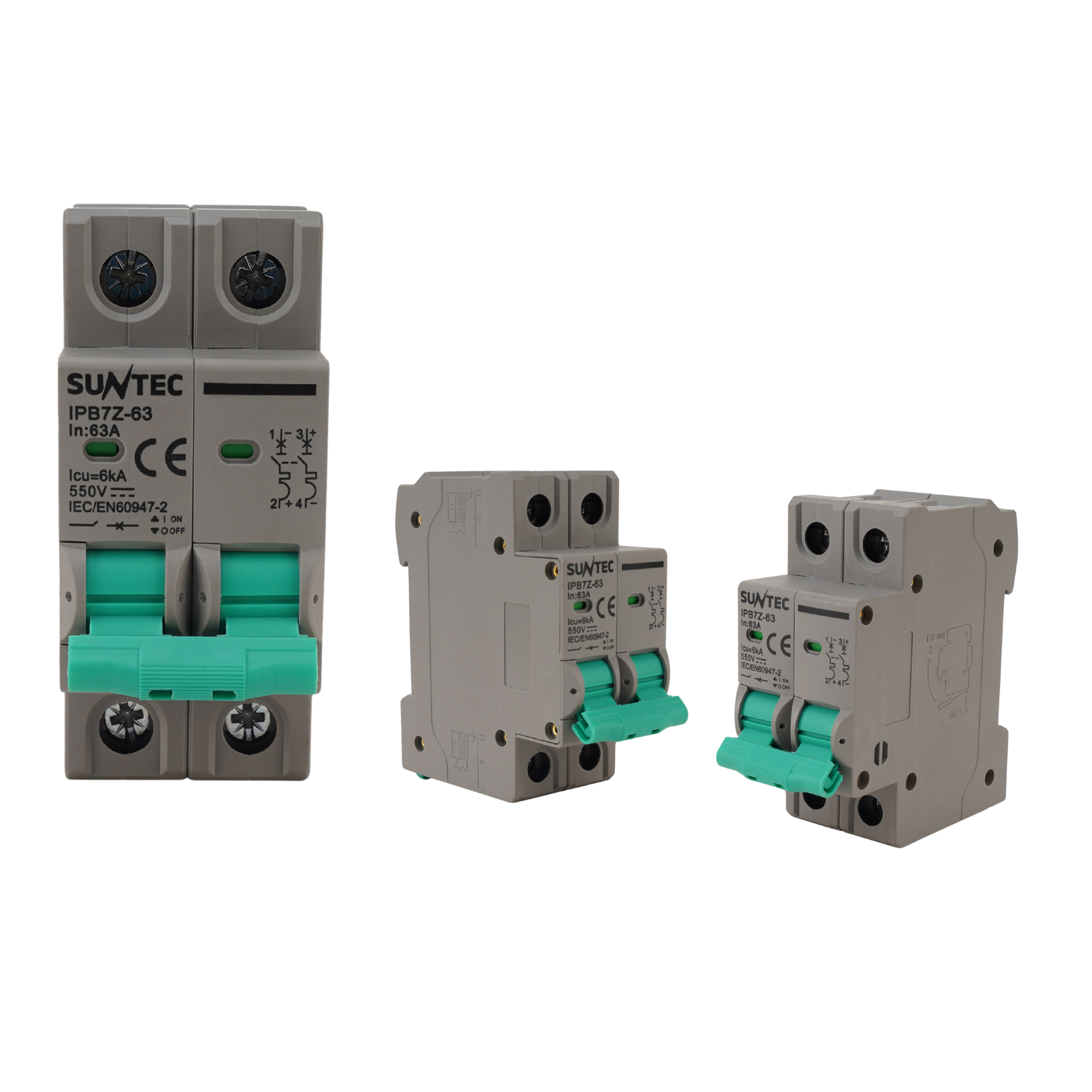 DC MCB 63A Miniature Circuit Breaker